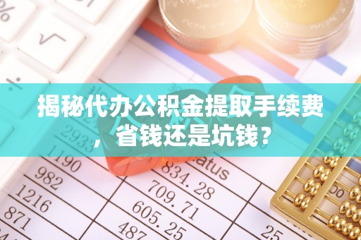 娄星揭秘代办公积金提取手续费，省钱还是坑钱？