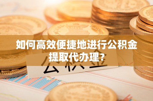 娄星如何高效便捷地进行公积金提取代办理？